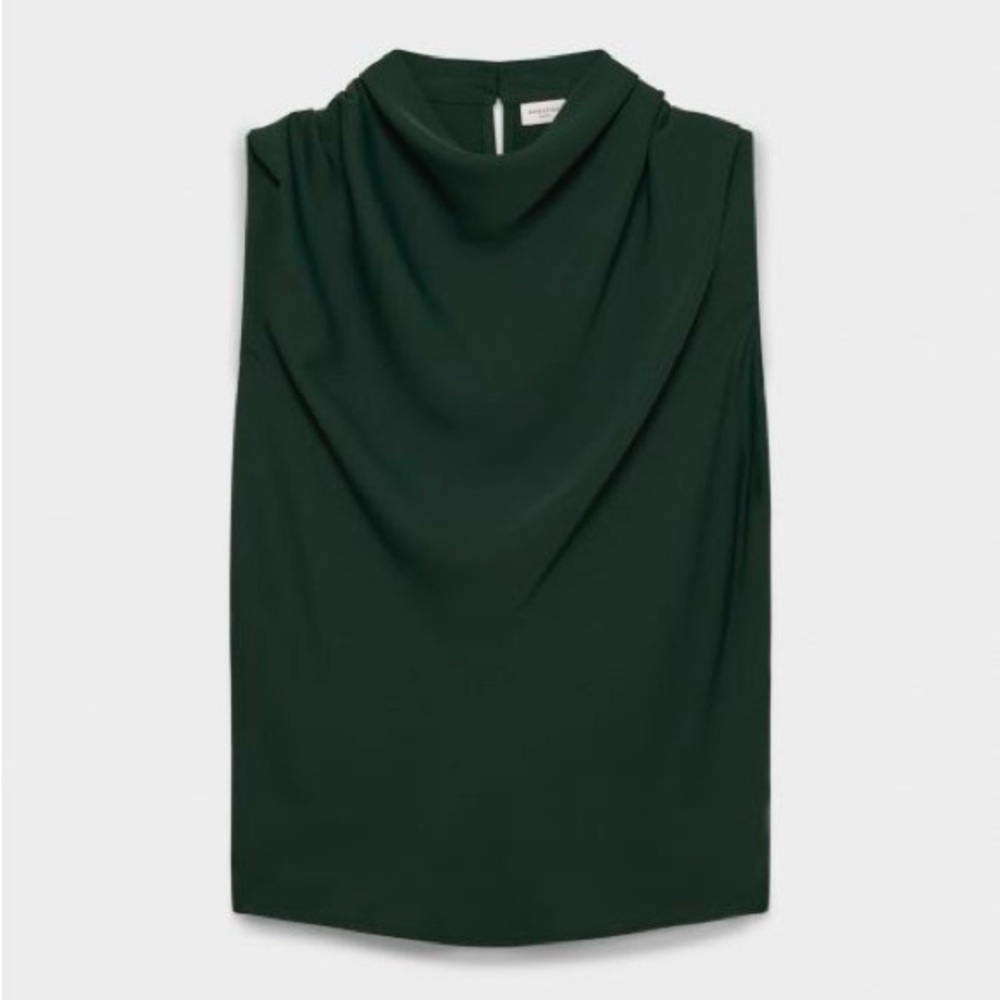 Babaton Carter Blouse in Scarab NWT